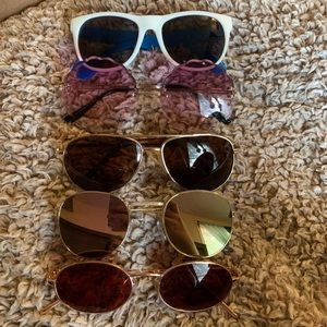 Sunglasses and cases